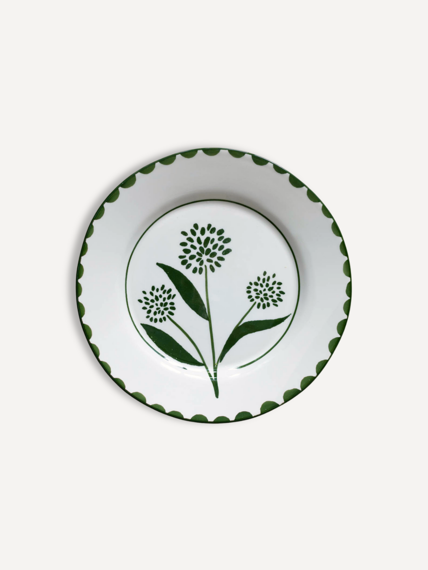 Adelia Hand-Painted Ceramic Dessert Plate