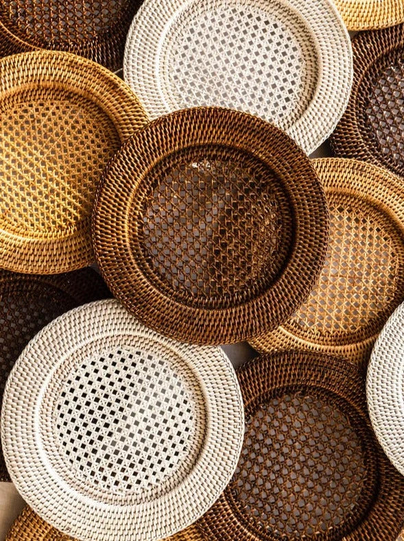 Rattan Charger Plate