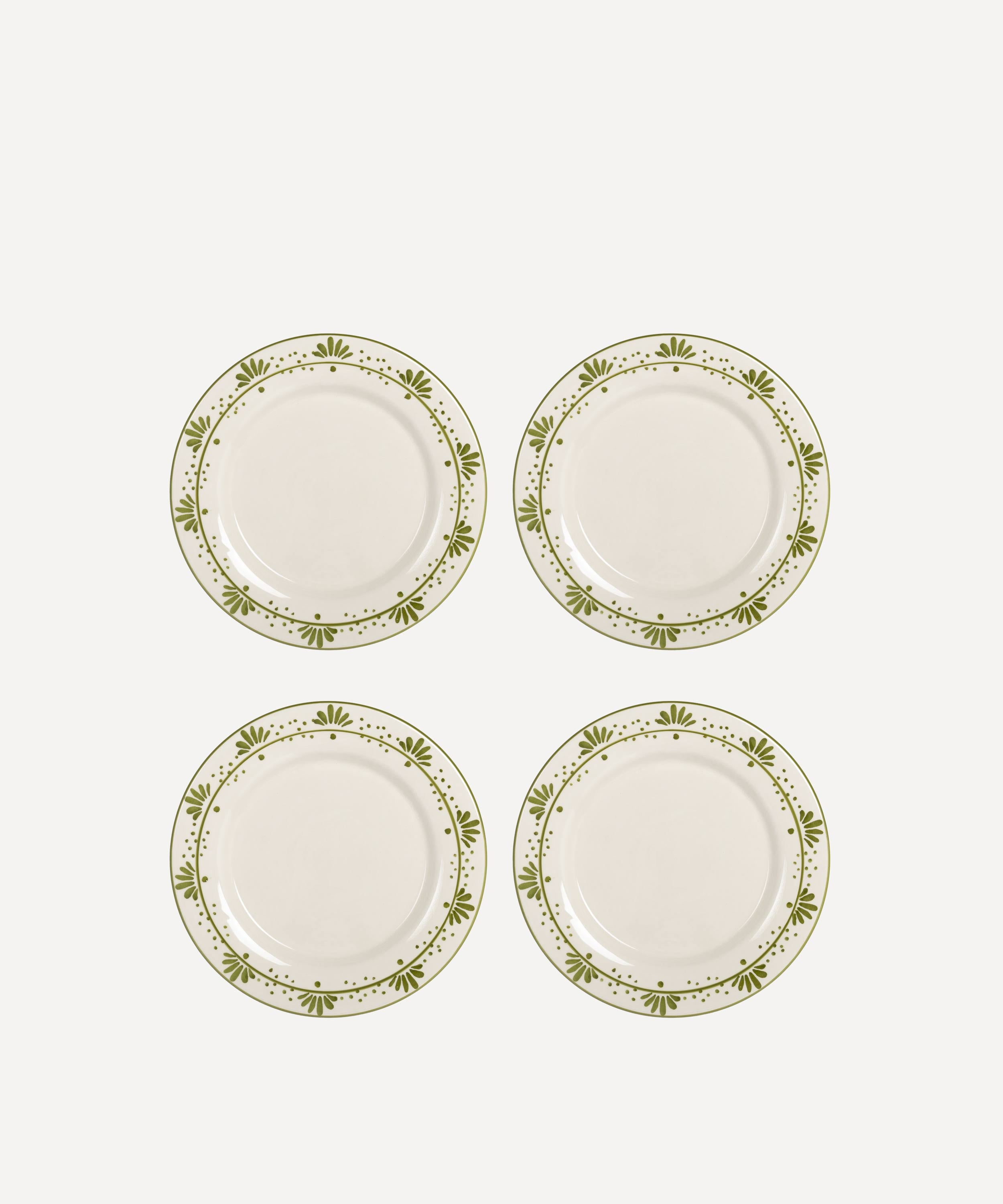 Sina Hand-Painted Dinner Plate - Set of 4